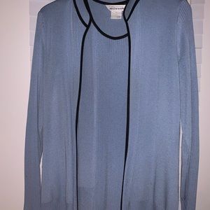 XS Misook Sweater with shell